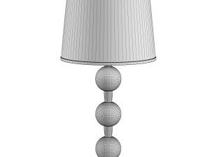 hugo barbell table lamp Model 3D