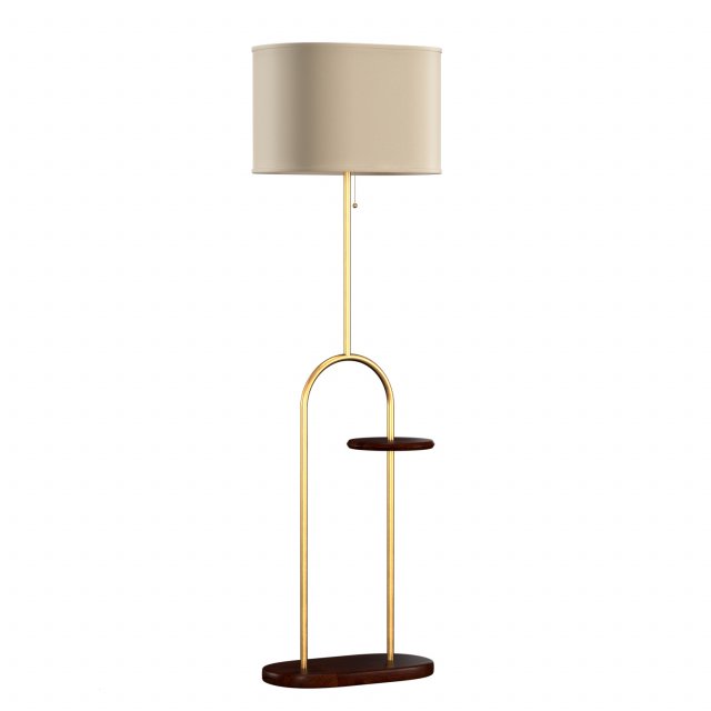 gustav floor lamp 3D Model .c4d .max .obj .3ds .fbx .stl .blend 