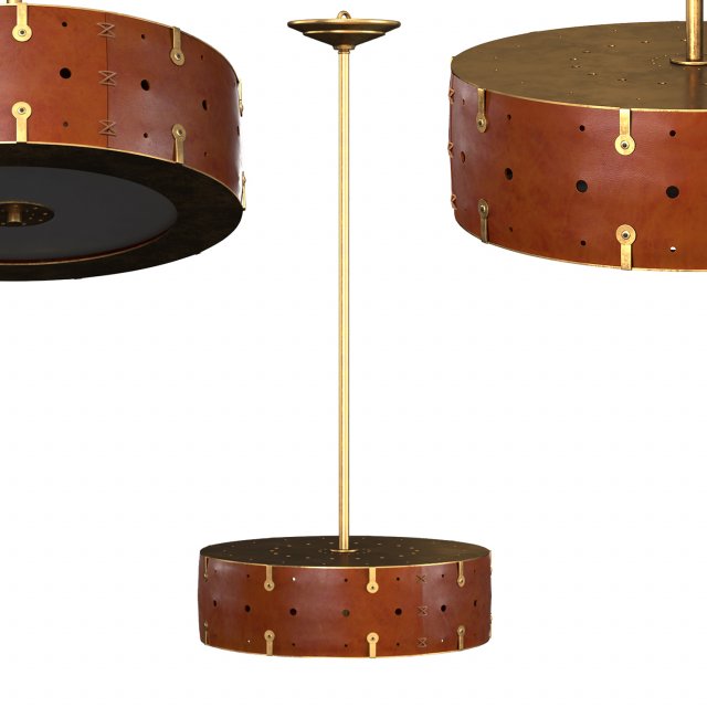 sarah ceiling mount fixture 3D Model .c4d .max .obj .3ds .fbx .stl .blend 