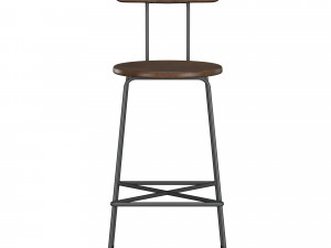 anna stool iron 3D Model