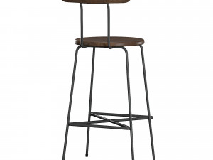 anna stool iron 3D Model
