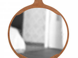 fairmount leather round mirror 3D 모델