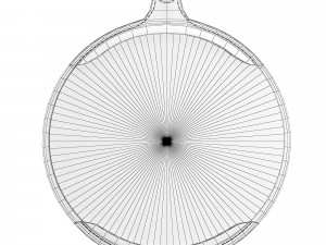 fairmount leather round mirror 3D 모델