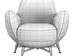 visionnaire mercury anniversary armchair 3D Model