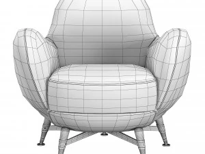 visionaire Mercury jubileumfauteuil 3D Model