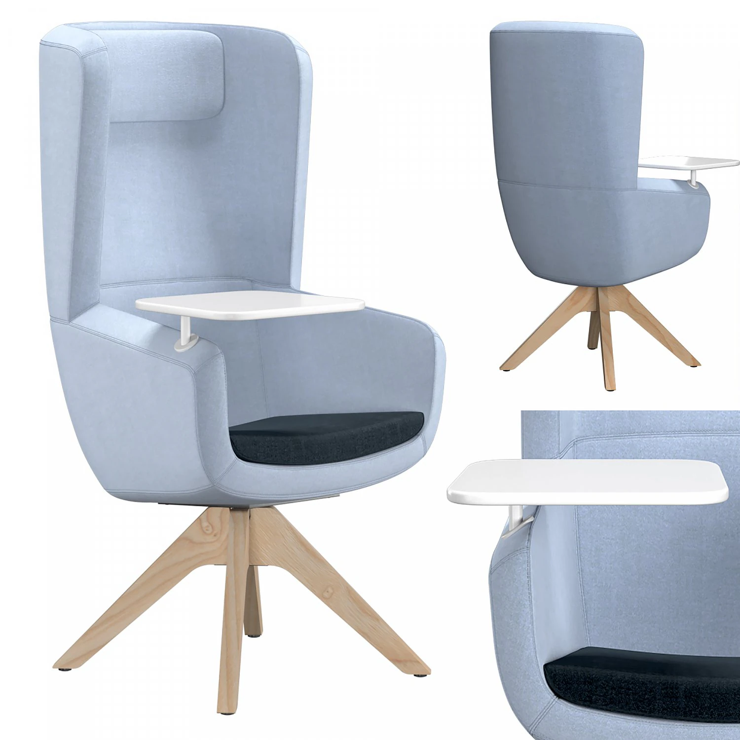 arca chair aa6099 3D Model .c4d .max .obj .3ds .fbx .stl .blend