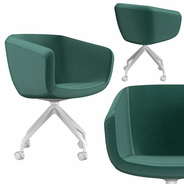 arca chair aa4096r 3D Model .c4d .max .obj .3ds .fbx .stl .blend 