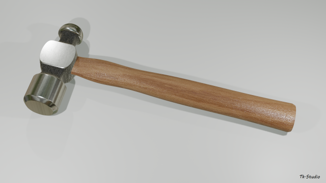 hammer 3D Model .c4d .max .obj .3ds .fbx .stl .blend 