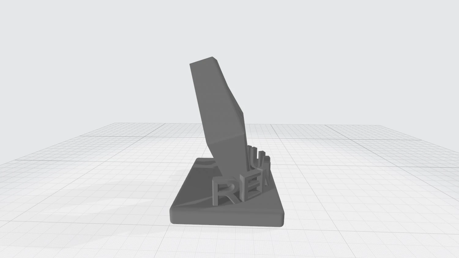 renault logo 3D Print Model .c4d .max .obj .3ds .fbx .stl .blend 