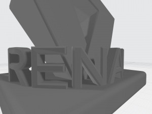 renault logo Modelo de Impressão 3D