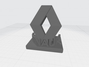renault logo Modelo de Impressão 3D