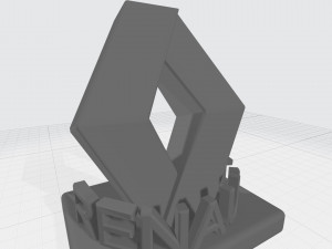 renault logo Modelo de Impressão 3D