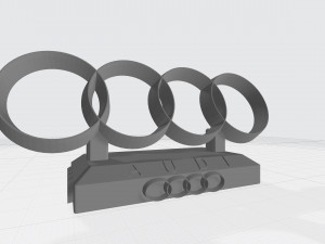 audi logo Modelo de impresión 3D