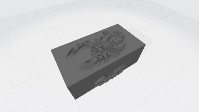 box with horoscope sign scarpion 3D Print Model .c4d .max .obj .3ds .fbx .stl .blend 