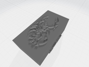 box with horoscope sign scarpion 3D Print Model