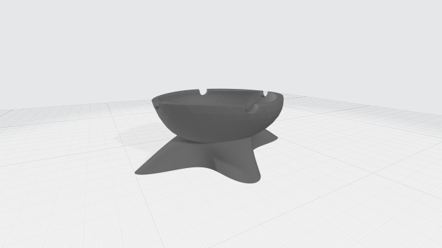 ashtray Modello di stampa 3D .c4d .max .obj .3ds .fbx .stl .blend 