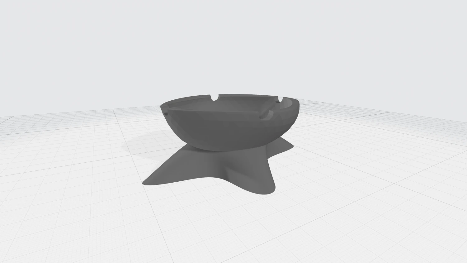 ashtray 3D Print Model .c4d .max .obj .3ds .fbx .stl .blend