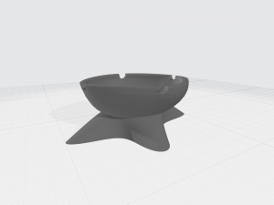 ashtray 3Dプリントモデル