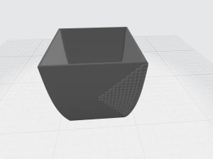 vase with ornament 3D Print Model