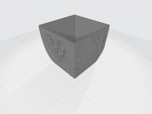 vase with ornament 3D Print Model