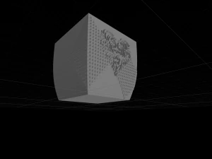vase with ornament 3D Print Model