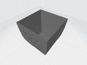 vase with ornament 3D Print Model