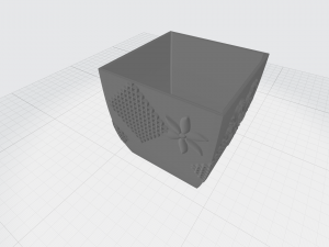 vase with ornament 3D Print Model