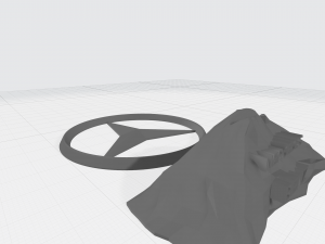 mersedes benz logo 3D Print Model