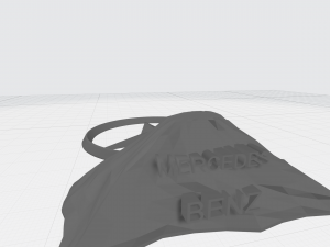 mersedes benz logo 3D Print Model