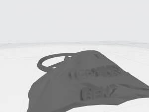 mersedes benz logo 3D Print Model