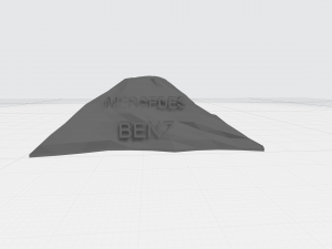 mersedes benz logo 3D Print Model