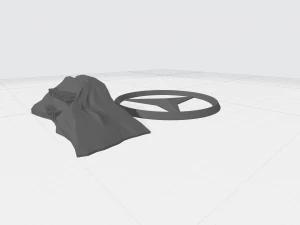mersedes benz logo 3D Print Model