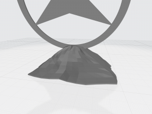 mersedes benz logo 3D Print Model