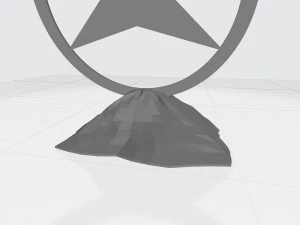 mersedes benz logo 3D Print Model