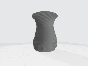 vase with ornament 3D Print Model