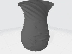 vase with ornament 3D Print Model