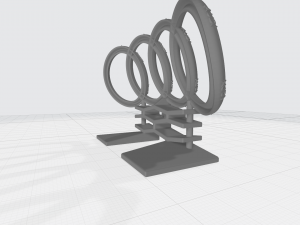 Audi LOGO Modelo de impresión 3D