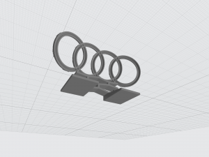 Audi LOGO Modelo de impresión 3D