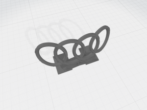 Audi LOGO Modelo de impresión 3D