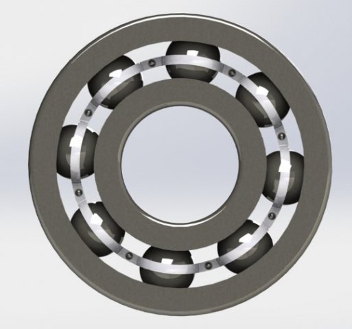 ball bearing 3Dプリントモデル .c4d .max .obj .3ds .fbx .stl .blend 