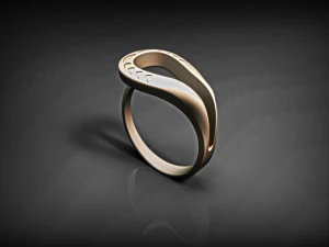 Frame drops ring 3D Print Model