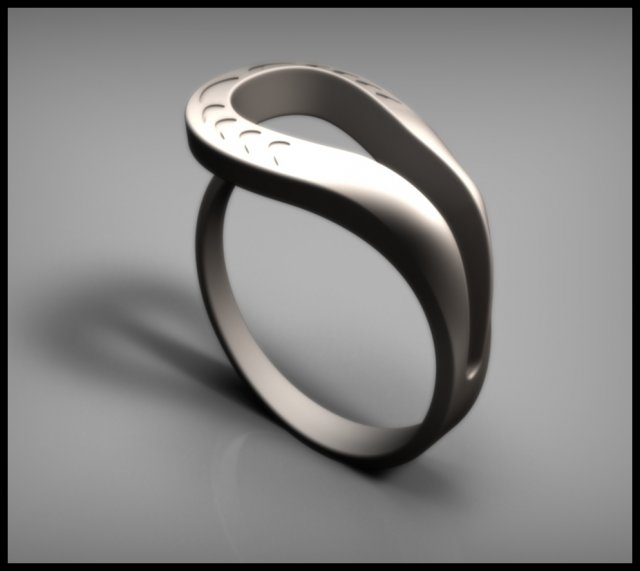 Frame drops ring Modello di stampa 3D .c4d .max .obj .3ds .fbx .stl .blend 