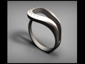 Frame drops ring 3D-printmodel
