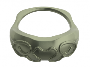 Convex ring three pieces 3D 프린트 모델