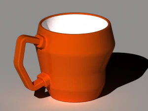 Дизайн двох кухлів 3D Принт Модель