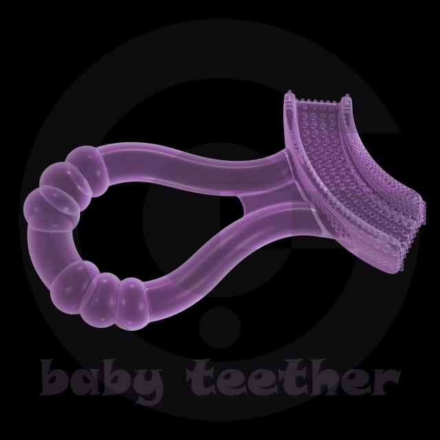 Baby teether 01 Modelo de Impressão 3D .c4d .max .obj .3ds .fbx .stl .blend 