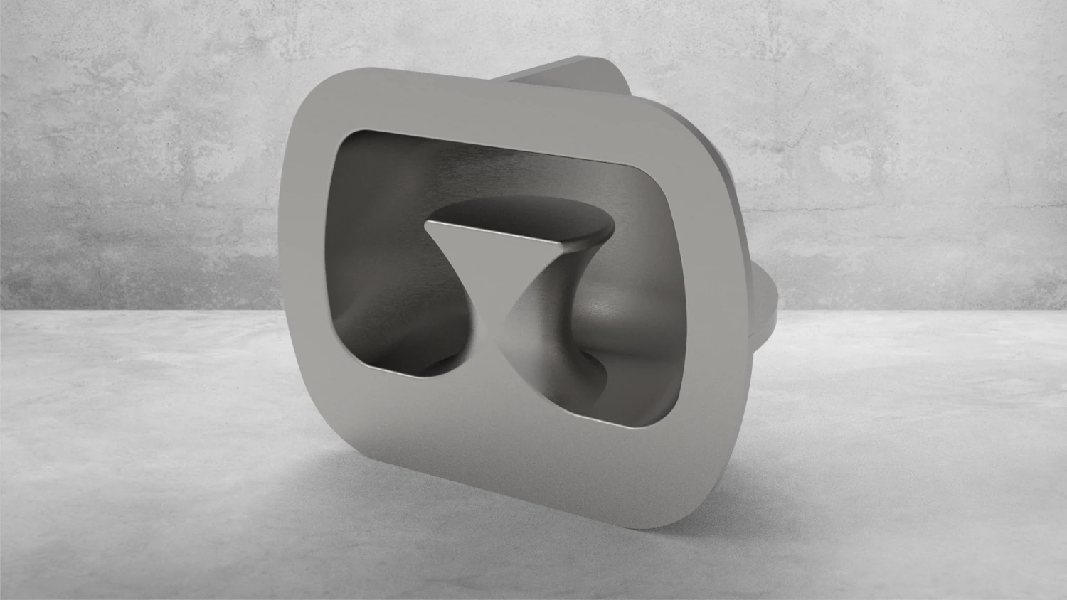 Recessed shell bitts 3D Model .c4d .max .obj .3ds .fbx .stl .blend