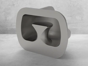 嵌入式贝壳桩 3D 模型