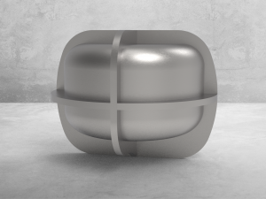Recessed shell bitts Modelo 3D