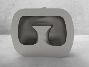 Recessed shell bitts 3D Model